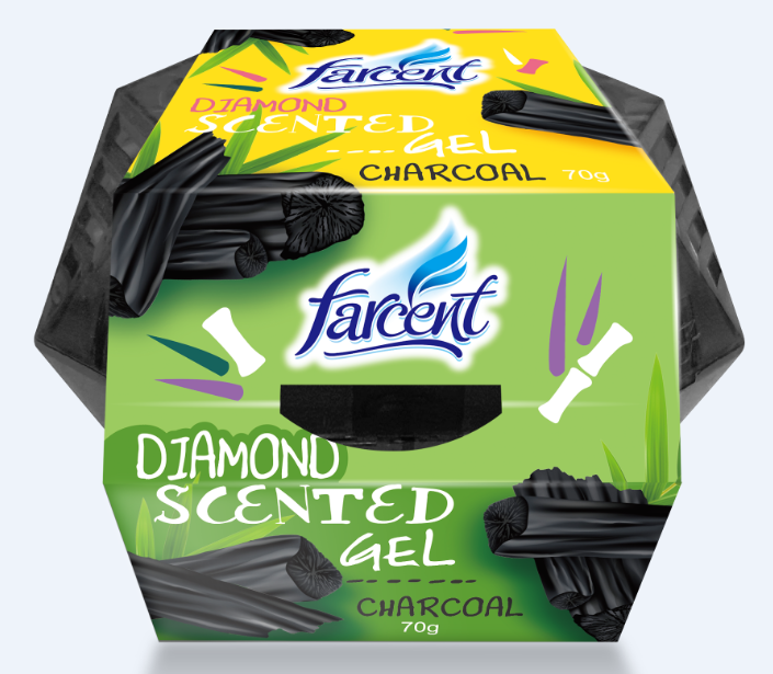 Diamond Air Freshener GelCharcoal
