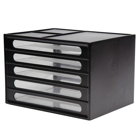 Color : 1 with Password Lock Drawer Type Data Storage Box A4 File Plastic File Holder Office/Home/Bank/Mall LBWT Desktop File Cabinet 