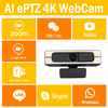 AI Cámara Web Auto Tracking Camera for Live Streaming, Support different OS and Online SW