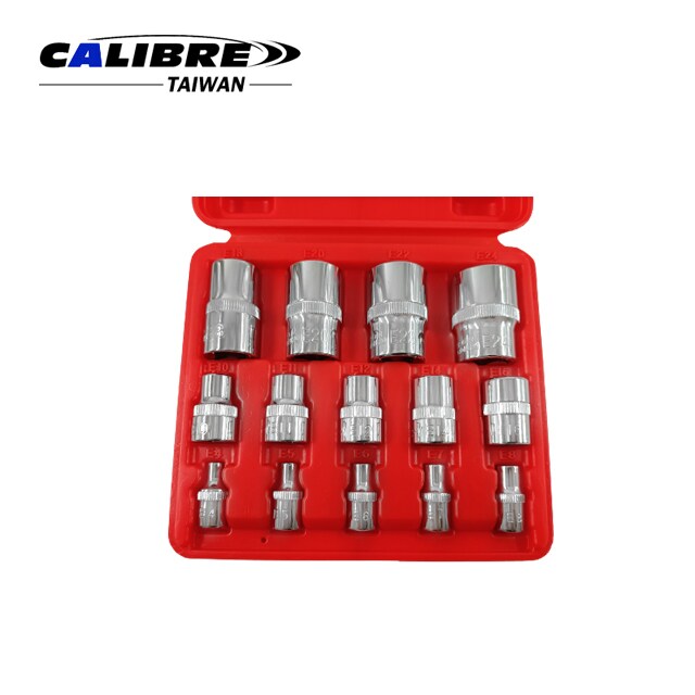 US Pro 28pc 1/4" 3/8" 1/2" E-Torx Star Socket Set E4-E24 3254 5060478389774 - Foto 4