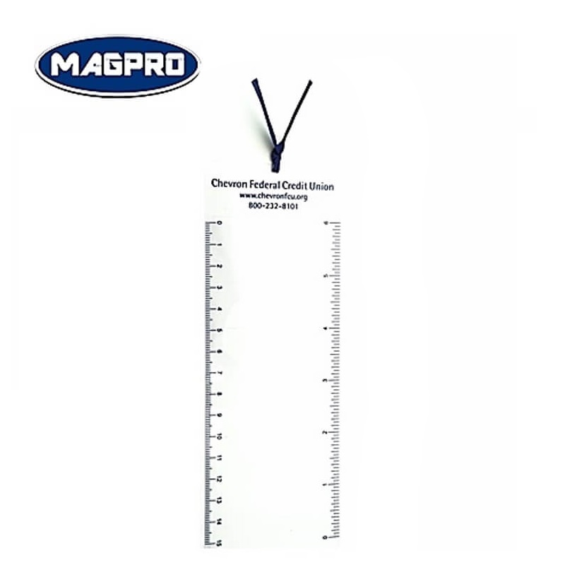 Bookmark Magnifying Ruler Has Clear Fresnel Lens