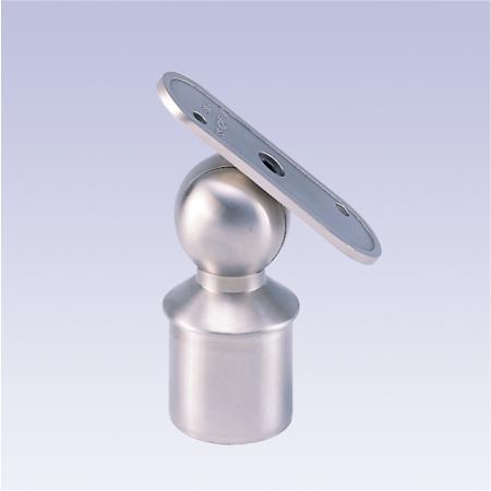 Stainless Steel Square Tube and Rectangle Tube Handrail Perpendicular Post Adjustable Connector Support Radiused Internal Fit