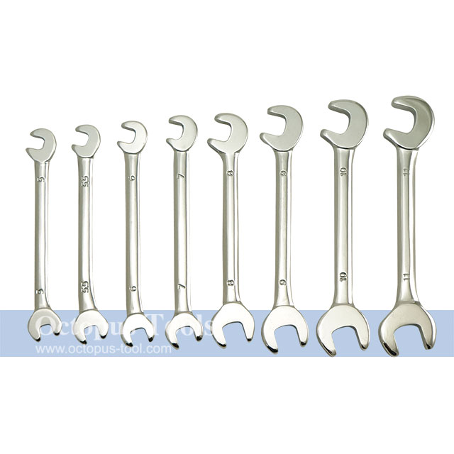 Mini Open End Wrench Set 8pcs/set Taiwantrade