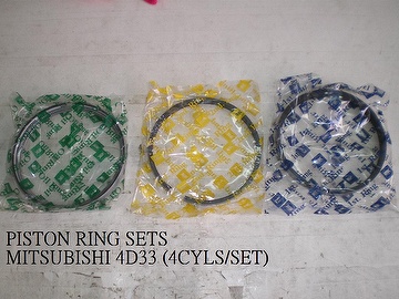 PISTON RING SETS for MITSUBISHI 4D33 *TAIWAN RIK