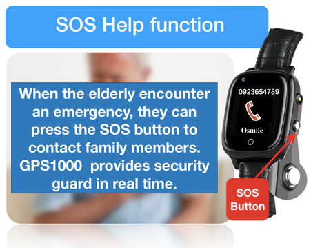 Osmile GPS Watch for elder with Alzheimer