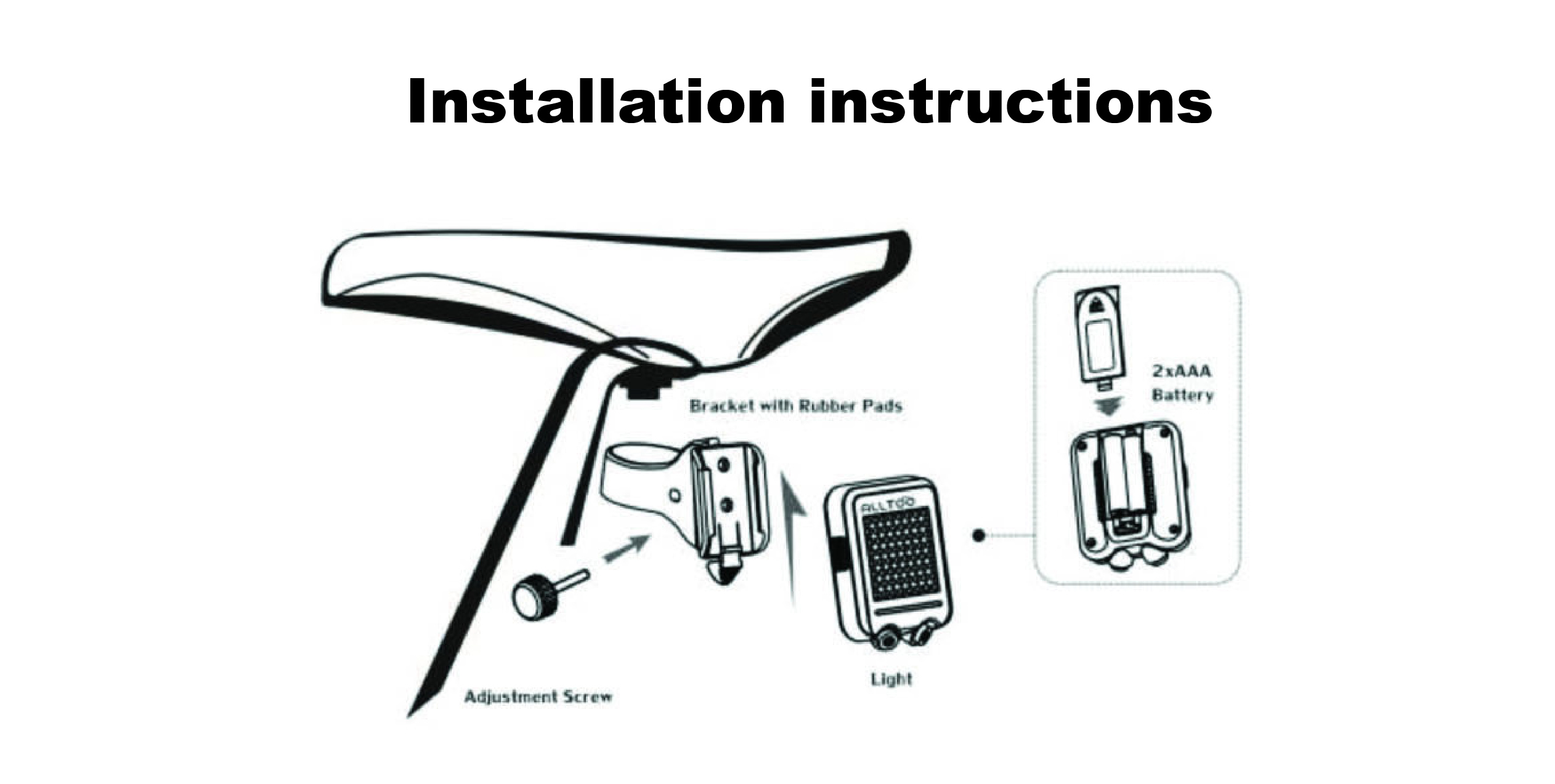 LED Tail / Rear Light of Bicycle WEDID INC.