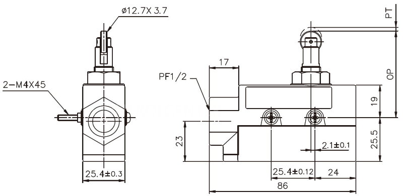 密封式限動開關TZ-6002