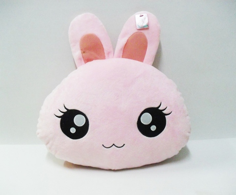 Custom pink rabbit shaped luxury decorative cushion pillow cushion