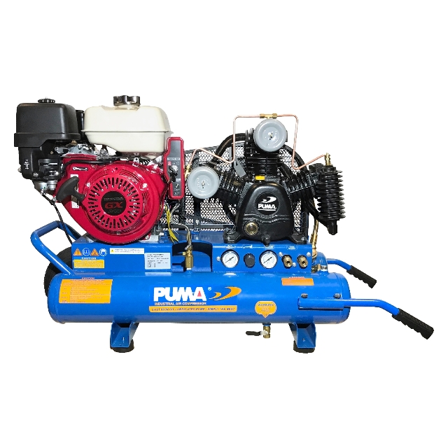 PUMA Oillube Two Stage HONDA GX240 Engine Powered Air Compressor