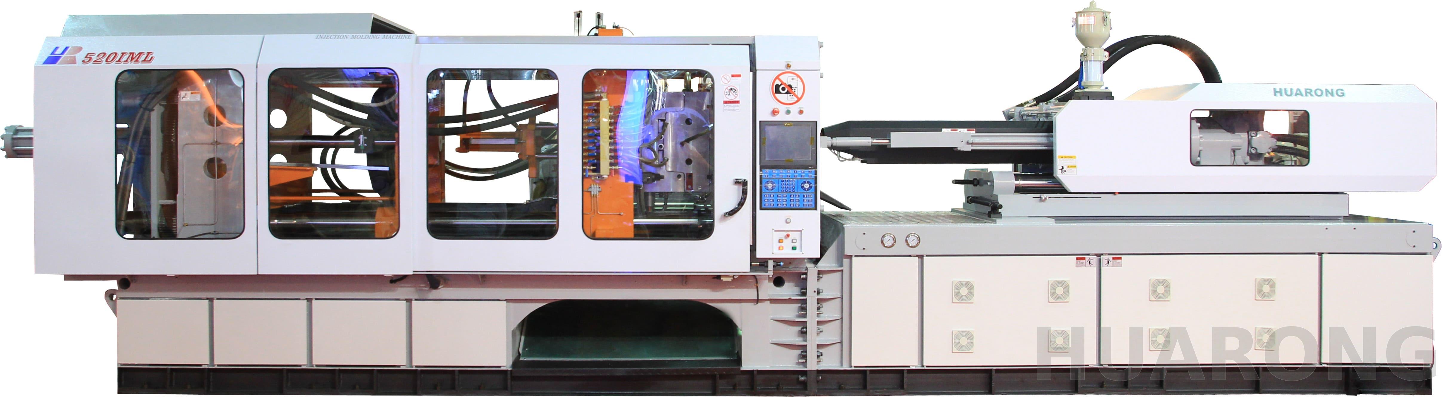 IML in mold labeling Injection Molding Machine HUARONG PLASTIC