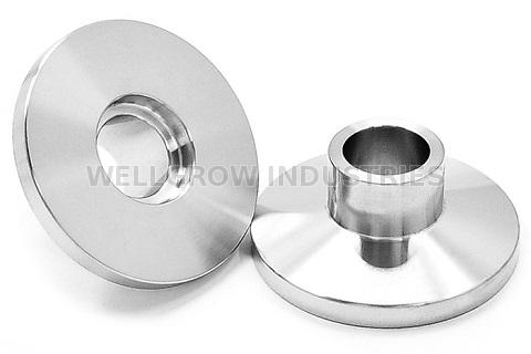 Vacuum Flange, KF Flange - KF Butt Weld Flange, Half Nipple