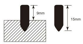 HW5/15, flexible point for picture frame nailer