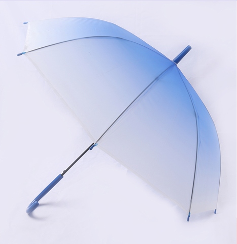 Stick umbrellas - gradient blue