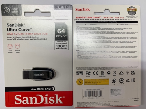 SanDisk Ultra Curve SDCZ550 USB 3.2