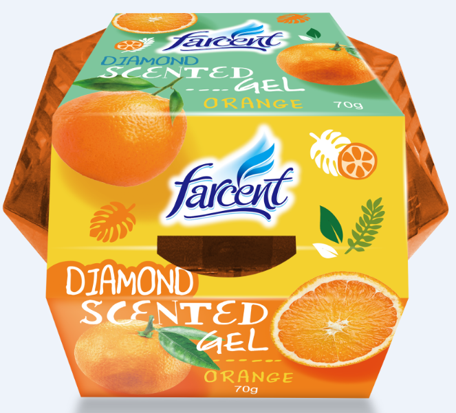Diamond Air Freshener GelOrange