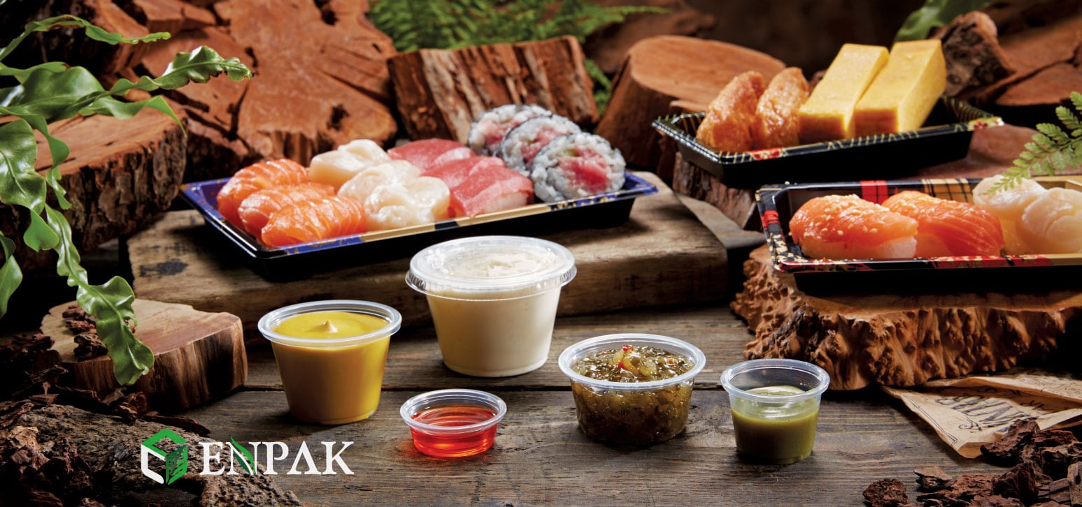 3.25oz PET Portion Cup (Sauce cup/souffle Cup)with PET Lid