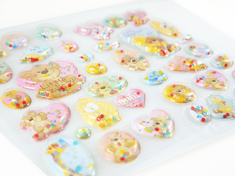 Shakable Air Bubble Stickers