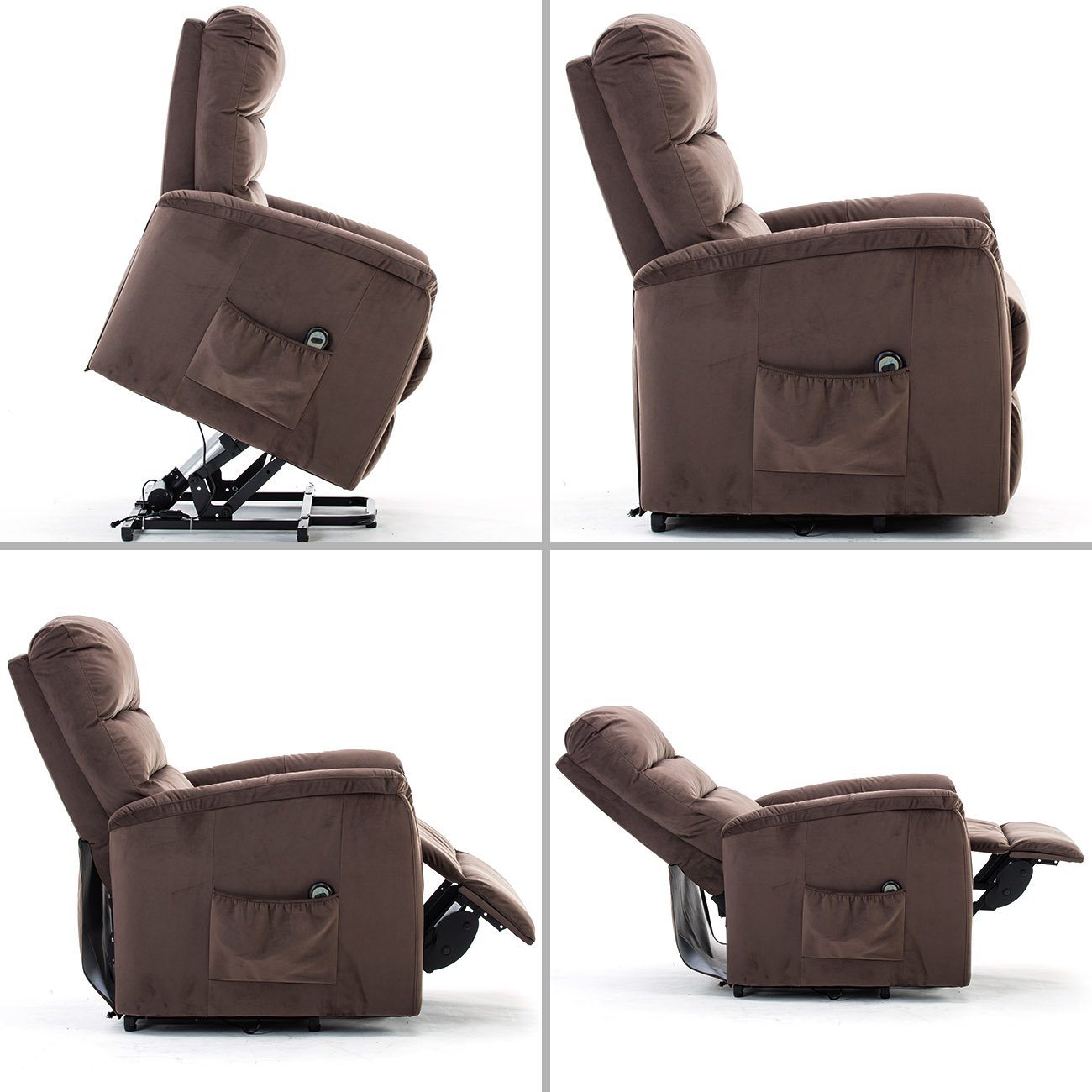 Elderly Rise Chair Remote Control Adjustable Electric Recliner