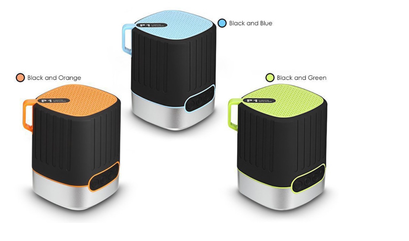 Waterproof outdoor sports camping LED light Bluetooth Speaker