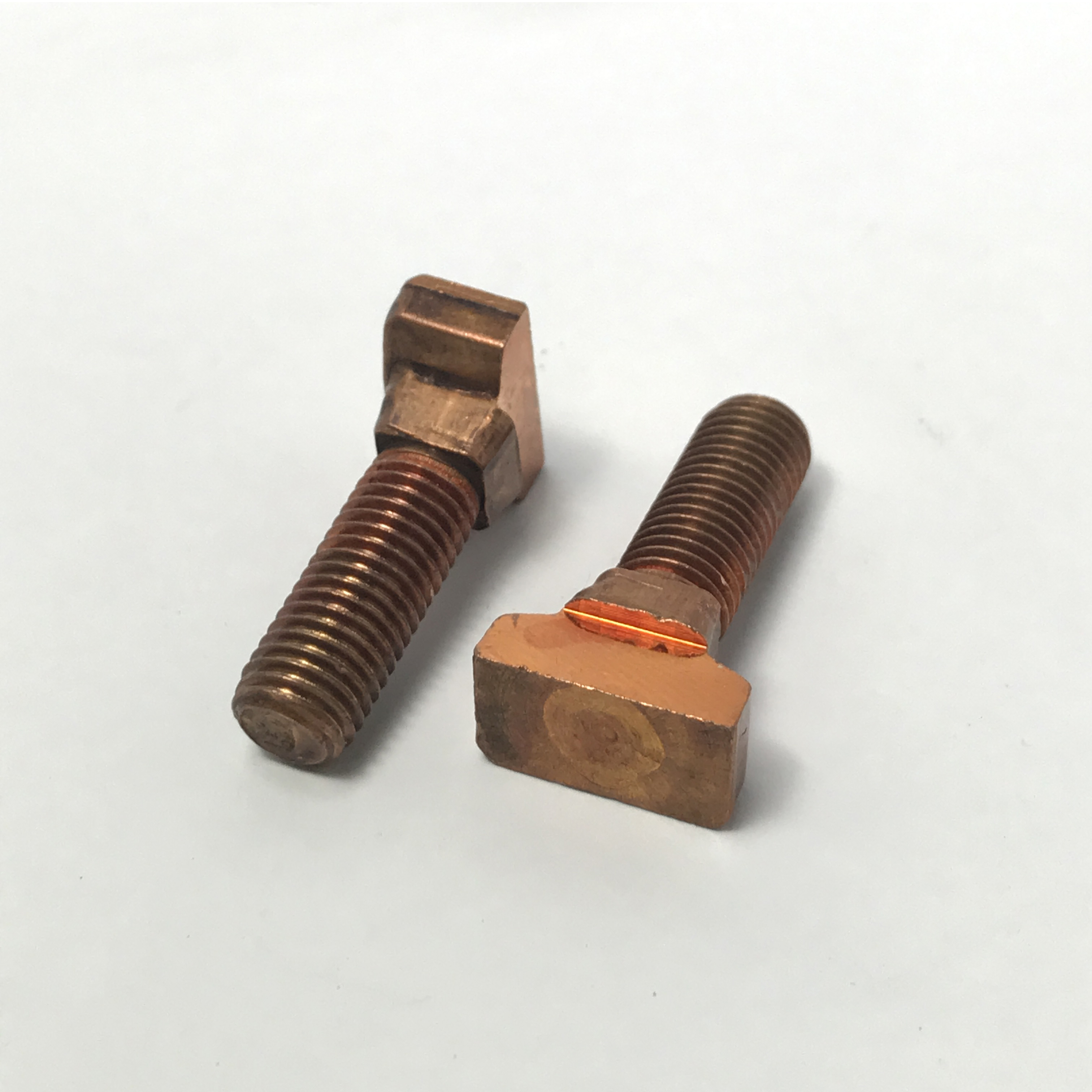 Galvanized flat head square neck Selflocking Trimming carriage screw