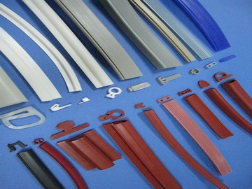 shaped silicon strip