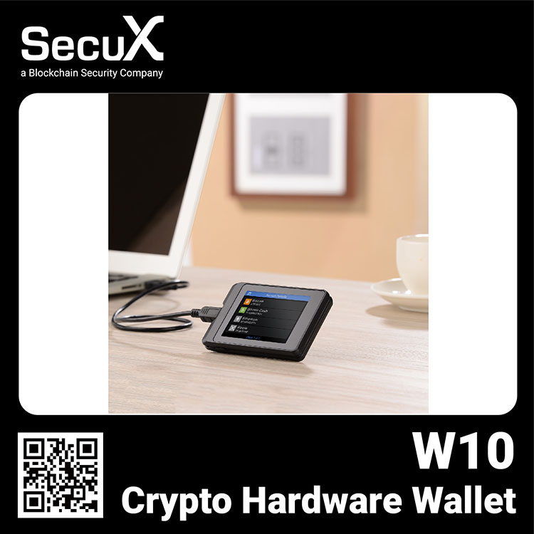 secux w10 crypto asset hardware wallet