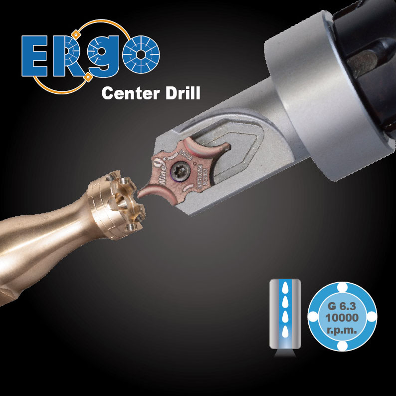 ERgo ER16 tapershank with indexable center drill Taiwantrade