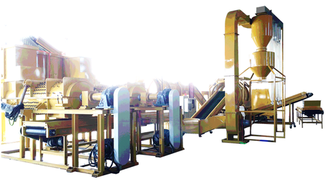 Bottle Bale Pre-Processing Cleaning System, Environmental Recycling, Services.