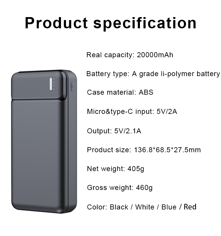 High Capacity Power Bank 20000mAh Taiwantrade   20000mAh Power Bank Fast Charging 