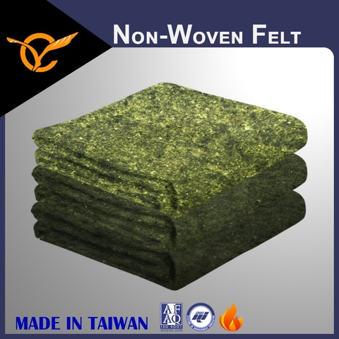 Fire Proof 25% Regenerate Carbon/75% Regenerate Kevlar Non Woven Felt 