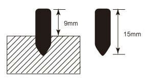 HW5/15, flexible point for picture frame nailer