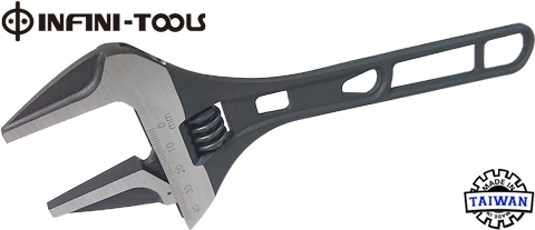 Gray Tools 8-Inch Heavy Duty Adjustable Wrench 1000V Insulated