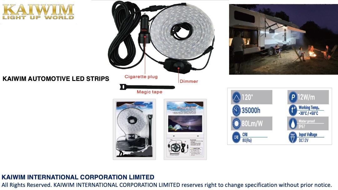 KAIWIM AUTOMOTIVE LED STRIPS / AUTOMOTIVE LED LIGHT BAR Taiwantrade