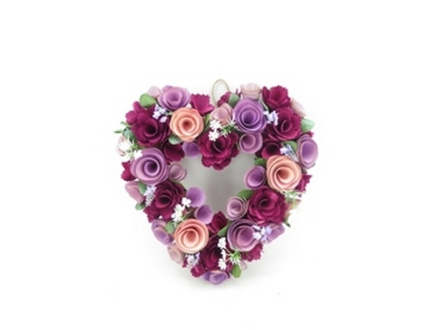 WOODCURL HEART WREATH