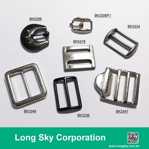Small metal buckle for garment, shoes, belt