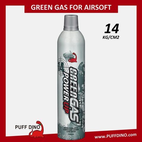 Green Gas Power Up 560ml~14KG Gas (Propane Gas, Airsoft Gas, Gun Gas, GBB  Gas)