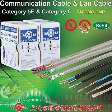 Communication Cable & Lan Cable Category 5E & Category 6