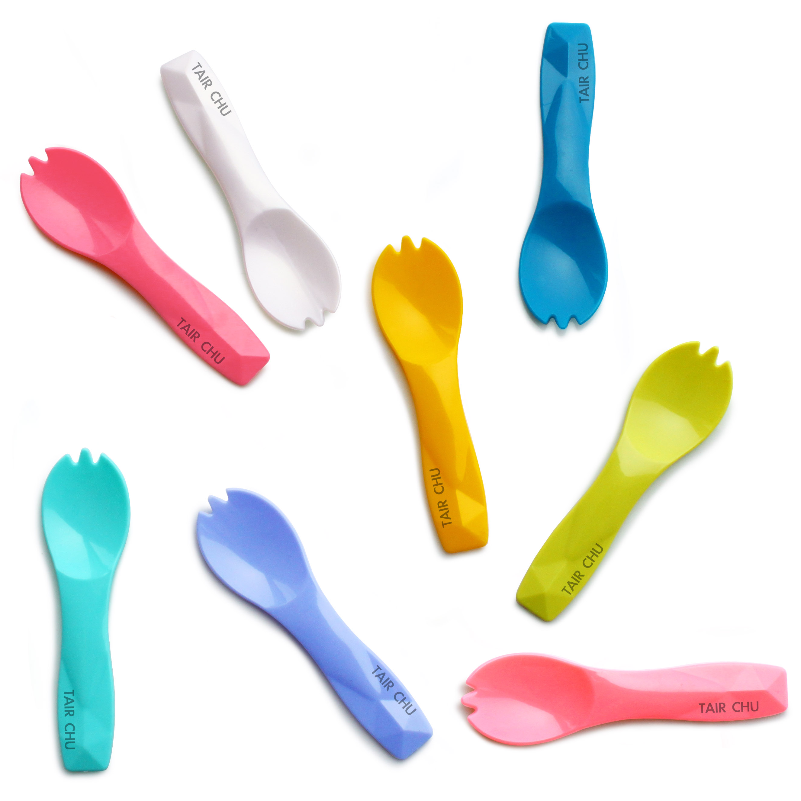 Color Ice Cream Spoon with Spork Design | Taiwantrade.com