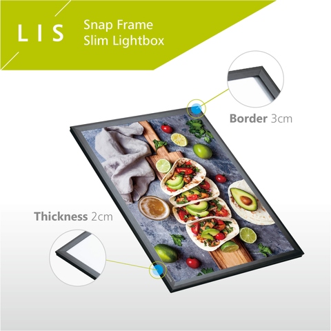 Snap Frame Slim Lightbox