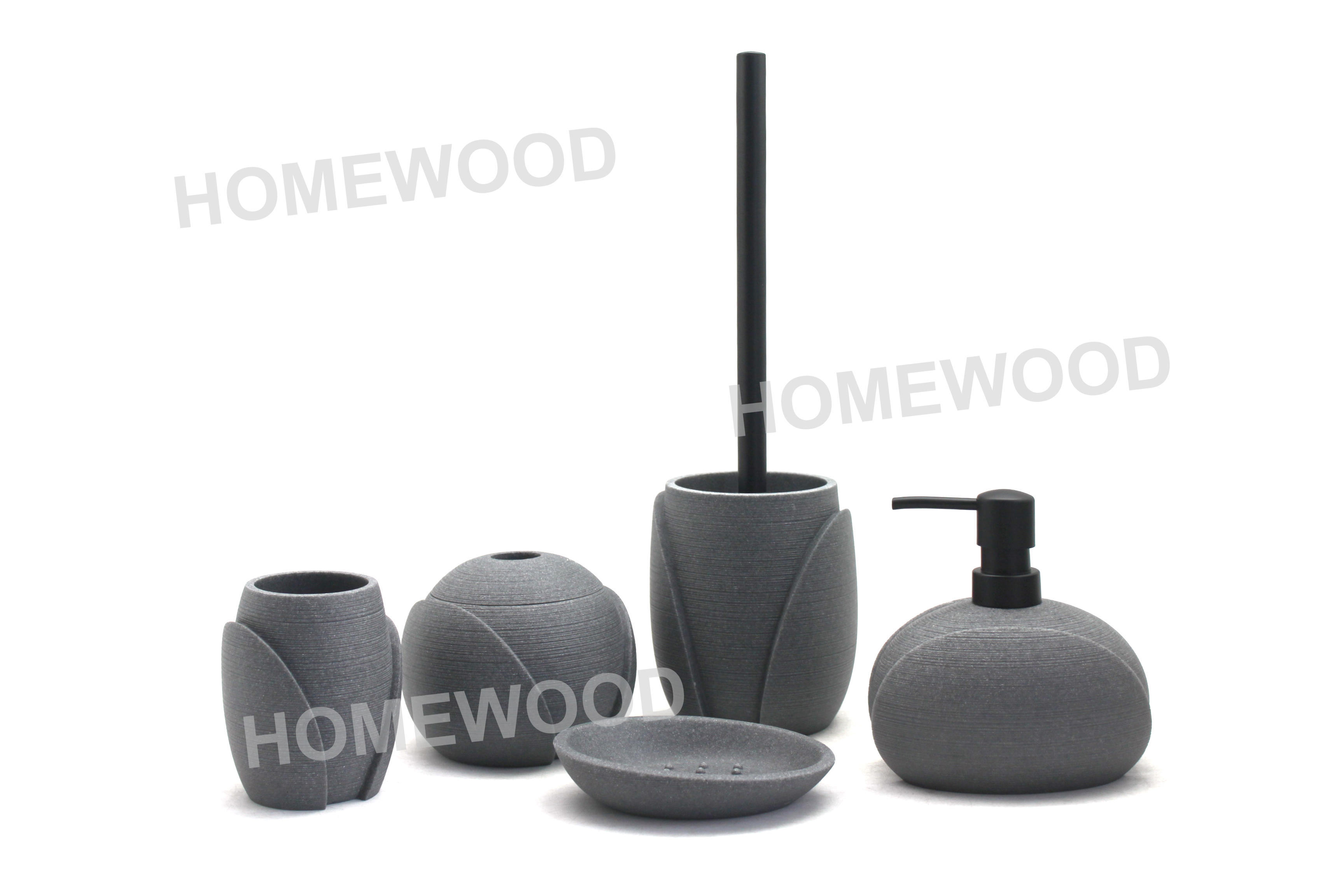 BATHROOM SET POLYRESIN