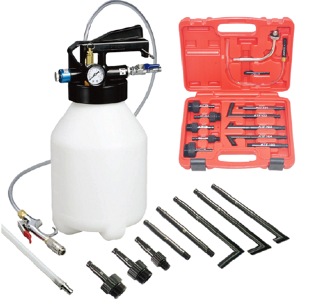 pneumatic fluid extractor and dispenser