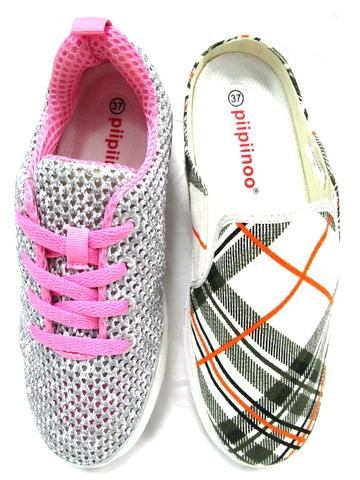 Slip-on Convertible Shoes - Pack with 2 different design shoes-EUR 37