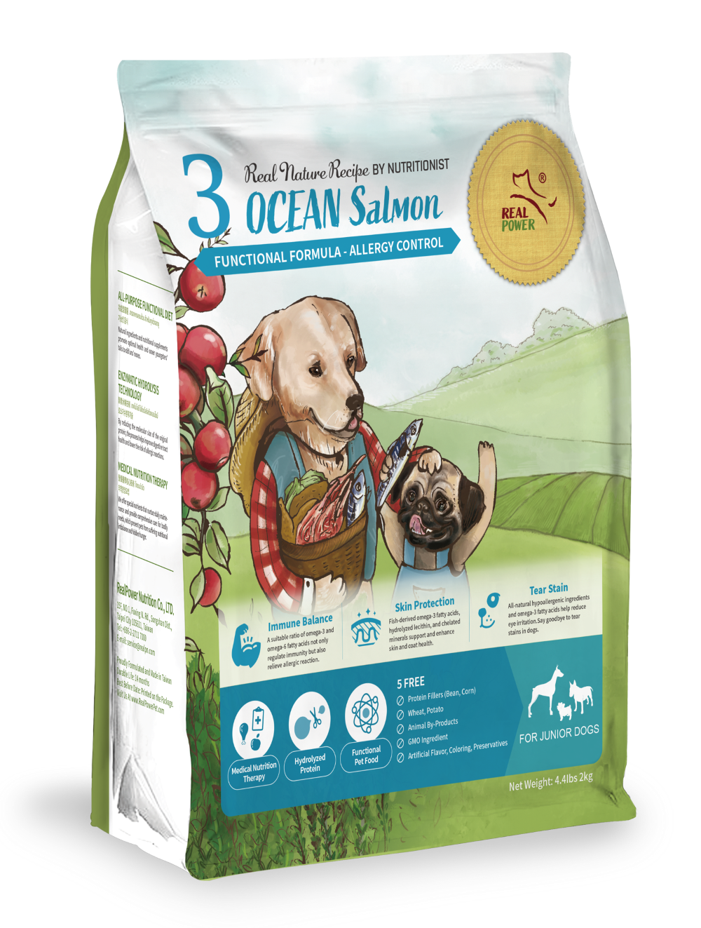 Holistic Functional Salmon Puppy Food for Allergy | Taiwantrade