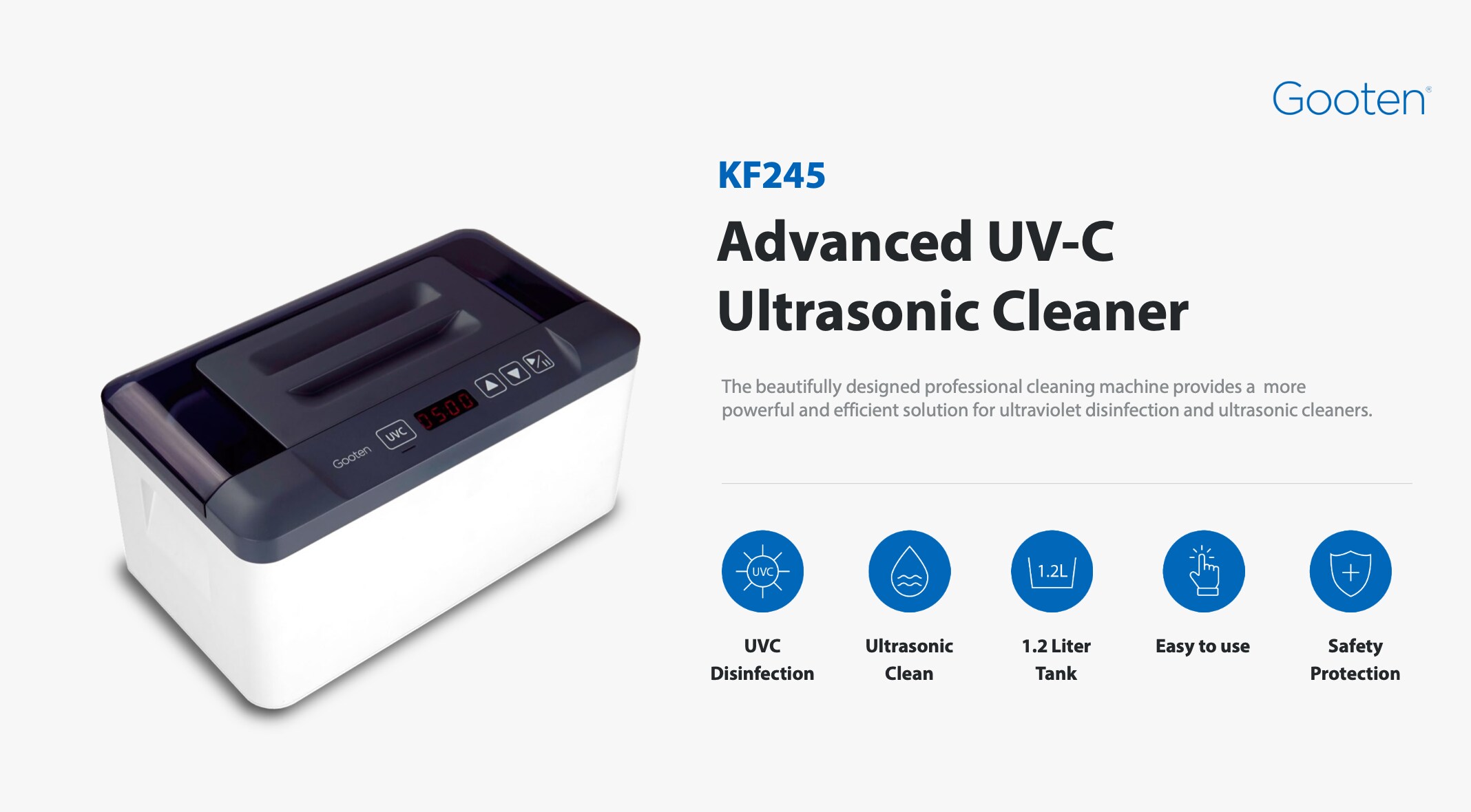 Best Advanced UVC Ultrasonic Cleaner and Sanitizer
