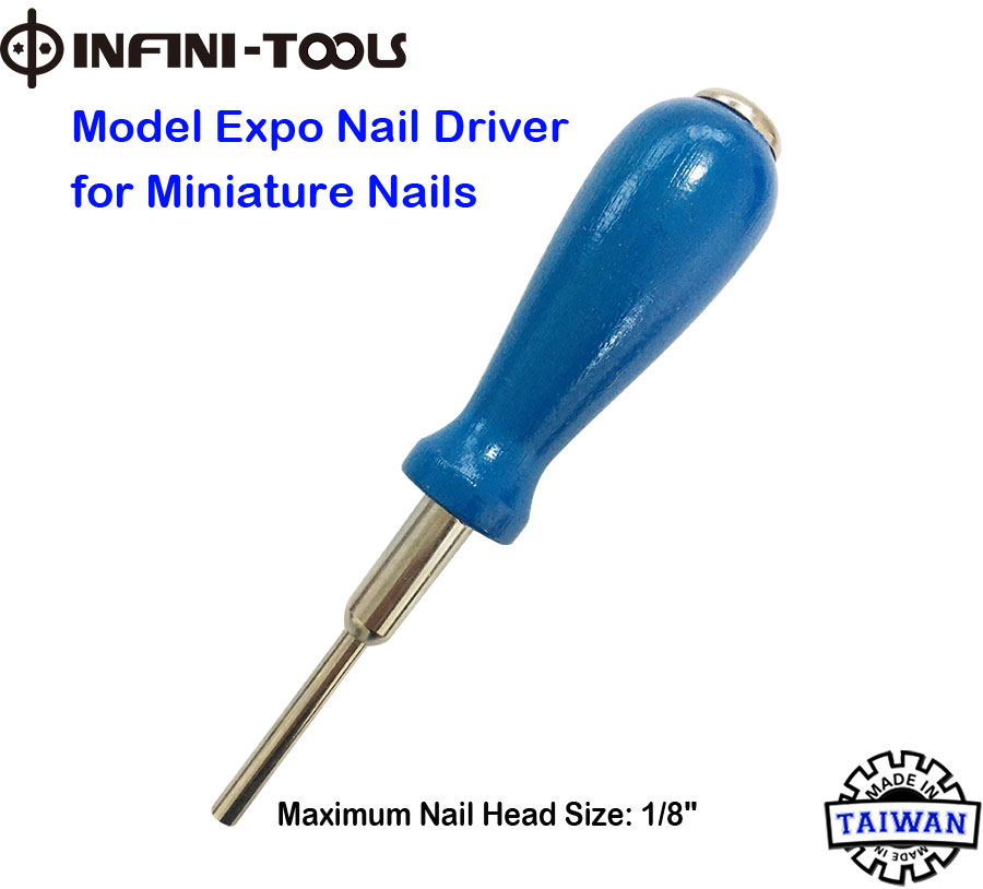 Model Expo, Miniature Nails / Brads, Holder, Driver, Setter, Modeling