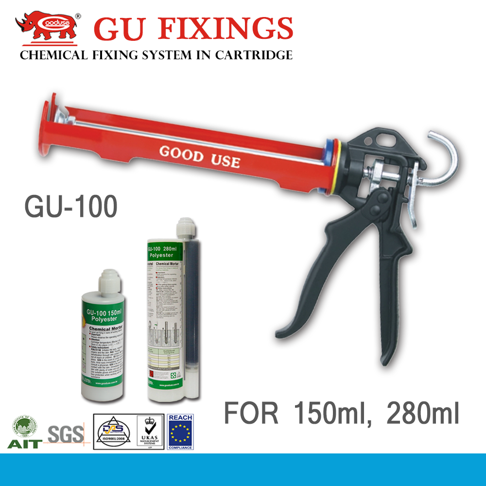 High Performance Silicone Gun With Aluminum Alloy Handle