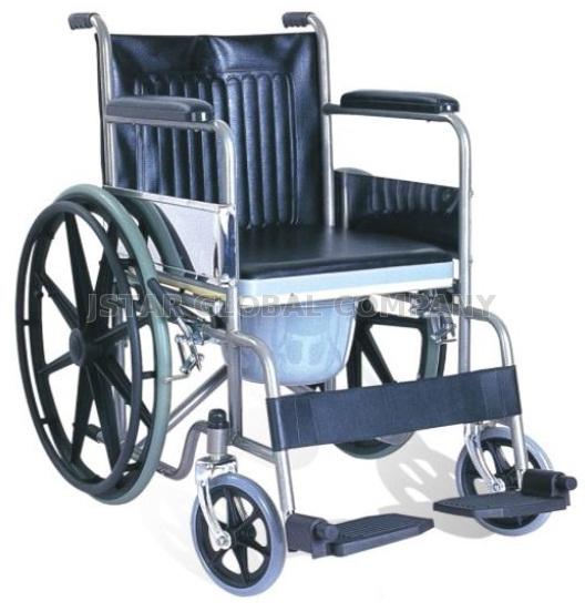 Steel Commode Wheelchair