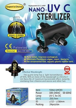 nano uv sterilizer