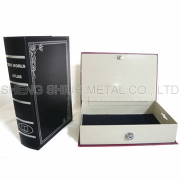 【SENS】Book Shape Metal Cash Box， storage your valuable things