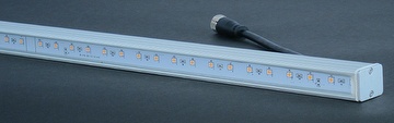 Extruded aluminum housing rigid light lines waterproof